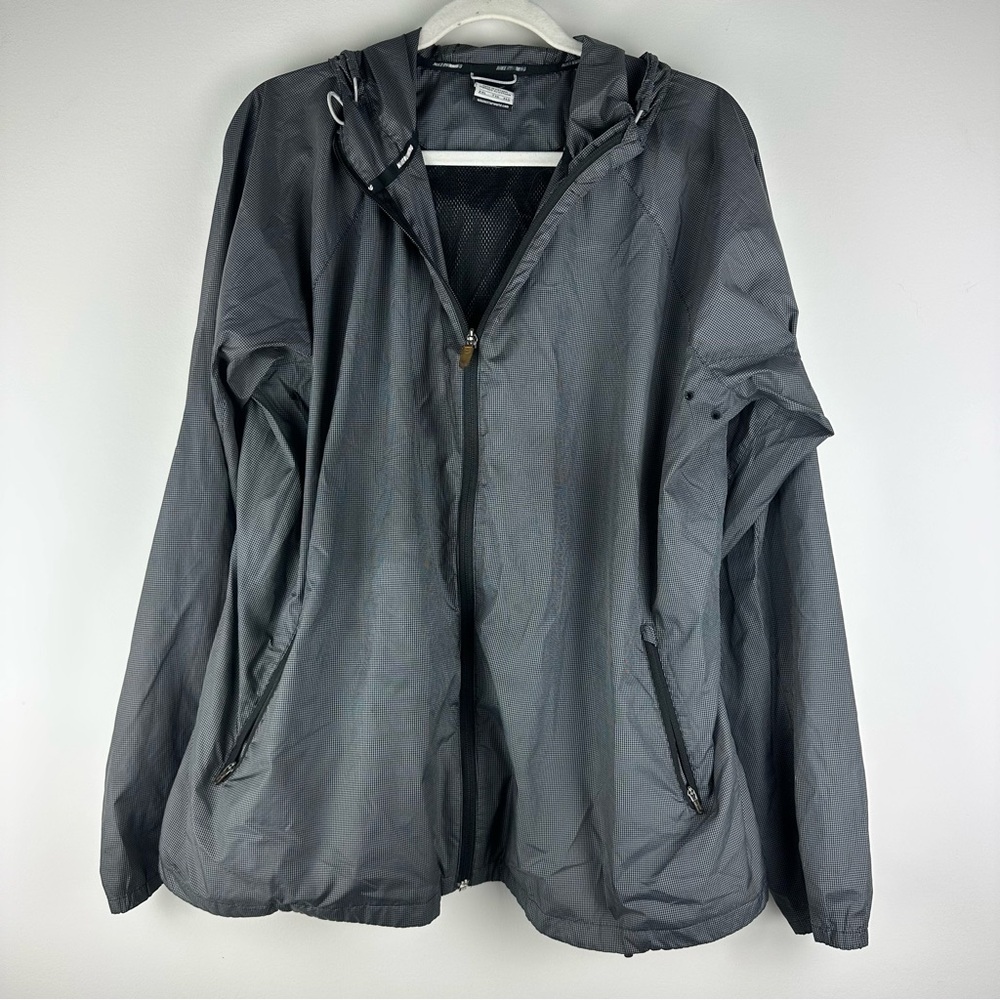 Nike Men’s Unisex Windbreaker Running Jacket Plus Size 2X Vented Zip Up Coat